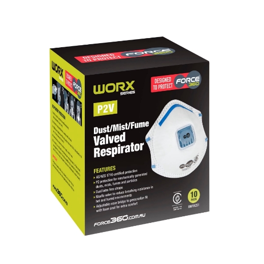 Picture of Force360 P2V Disposable Respirator Box of 10