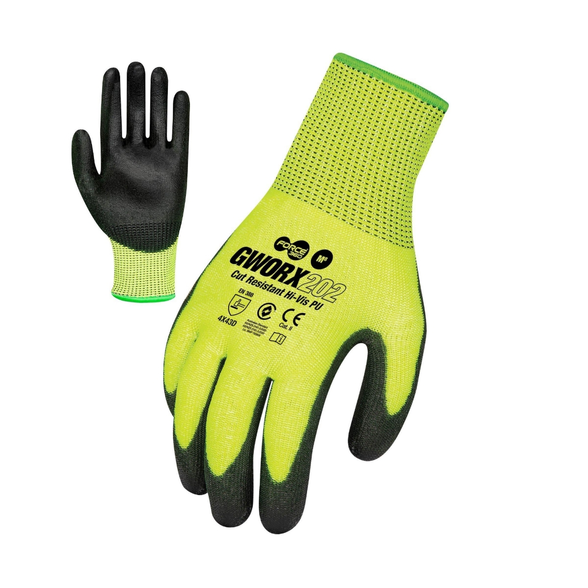 Picture of Force360 Cut Resistant PU Hi-Vis  Glove
