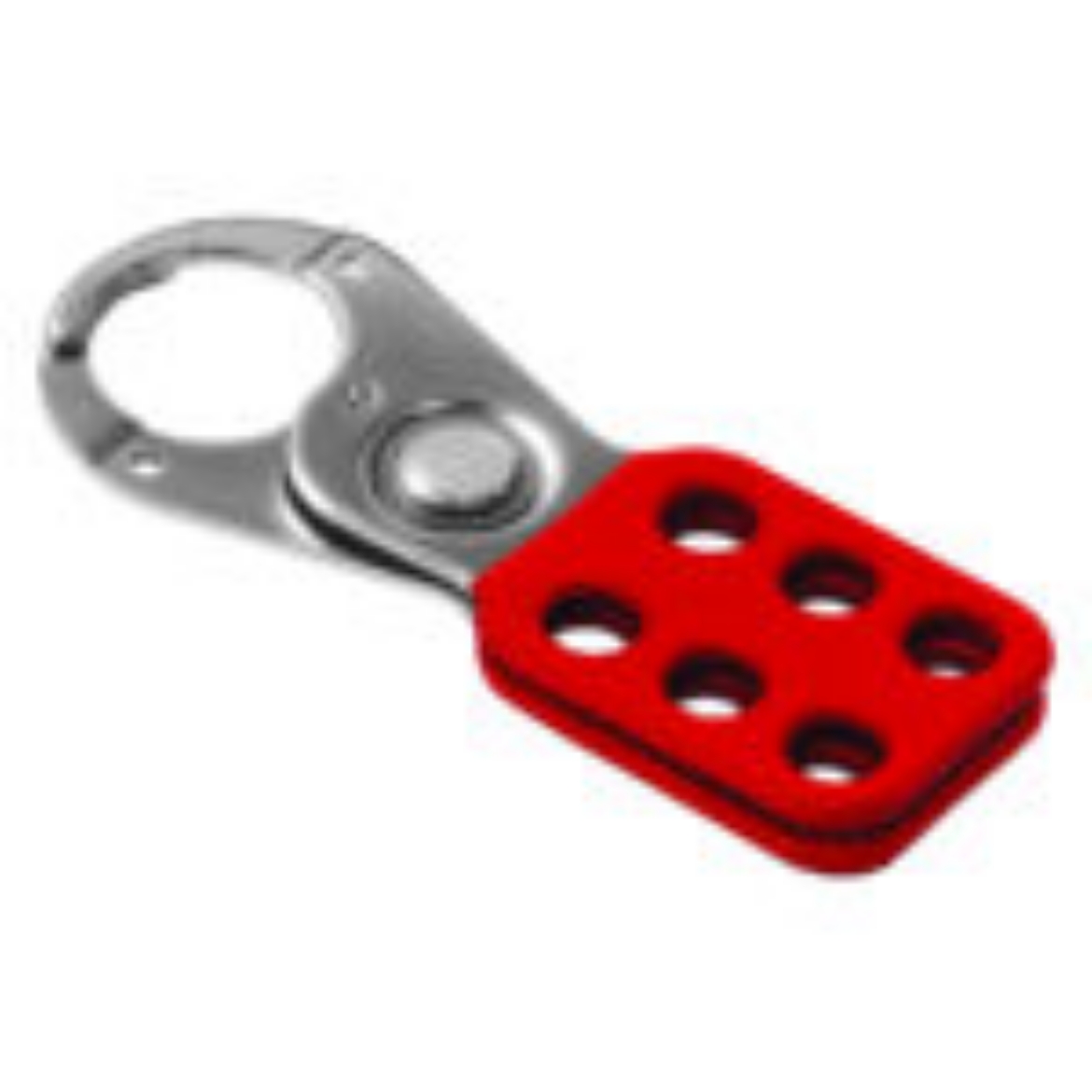 Picture of Vinyl Coated Hasp 25mm – Red 6 Holes