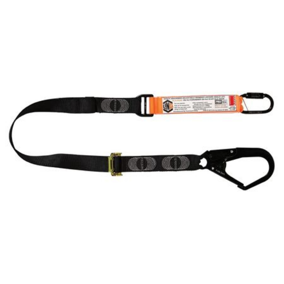 Picture of LINQ Elite Single Leg Shock Absorbing 2M Adjustable Lanyard With Hardware KD & SD