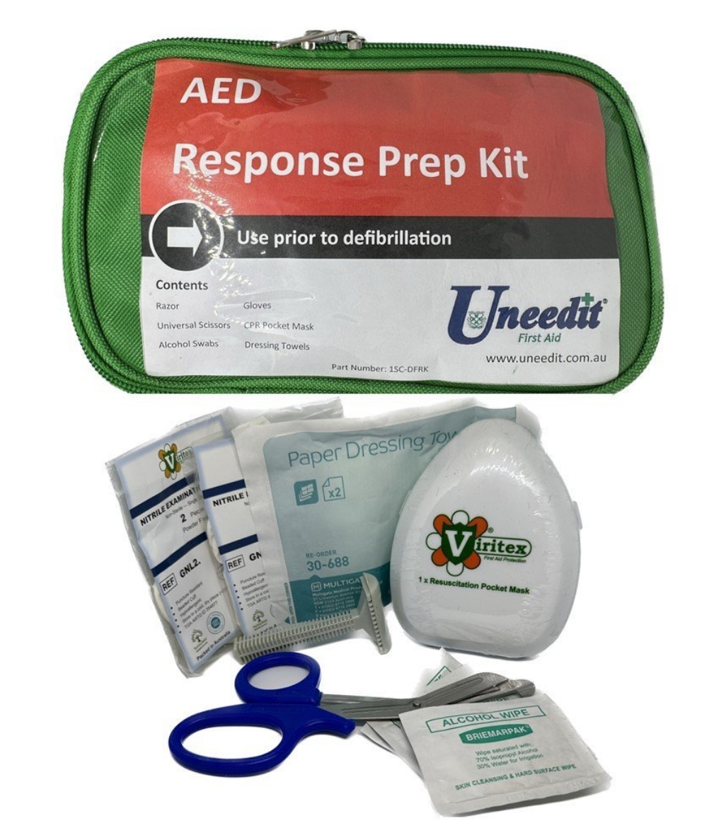 Picture of F.A.KIT: Complete Defibrillator Response Pack - Soft Bag Green